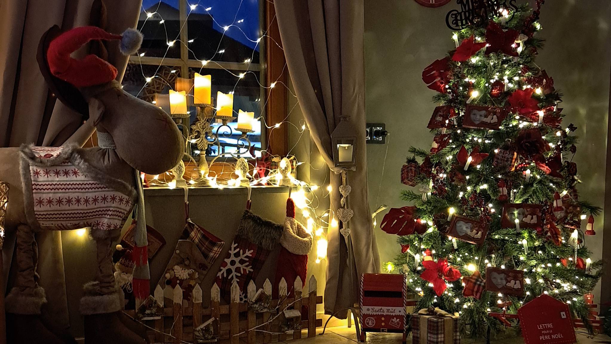 Décoration de sapins de Noël