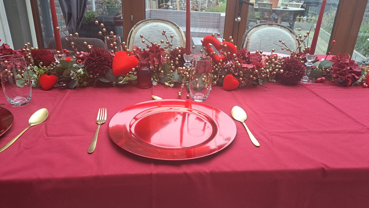 🎀 Table de Saint-Valentin 2025