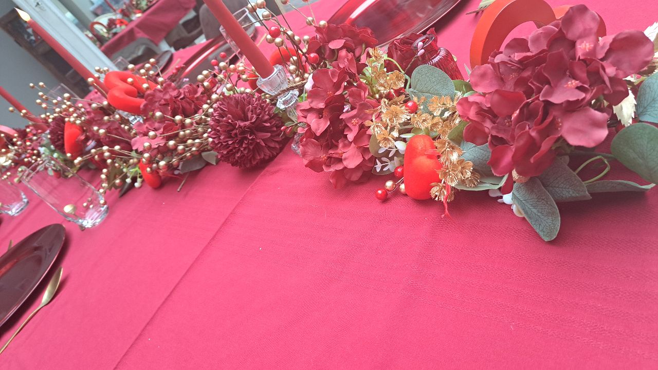 🎀 Table de Saint-Valentin 2025