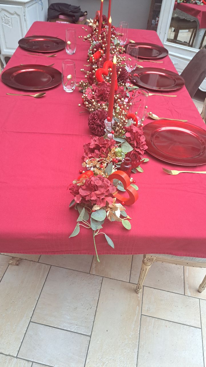 🎀 Table de Saint-Valentin 2025