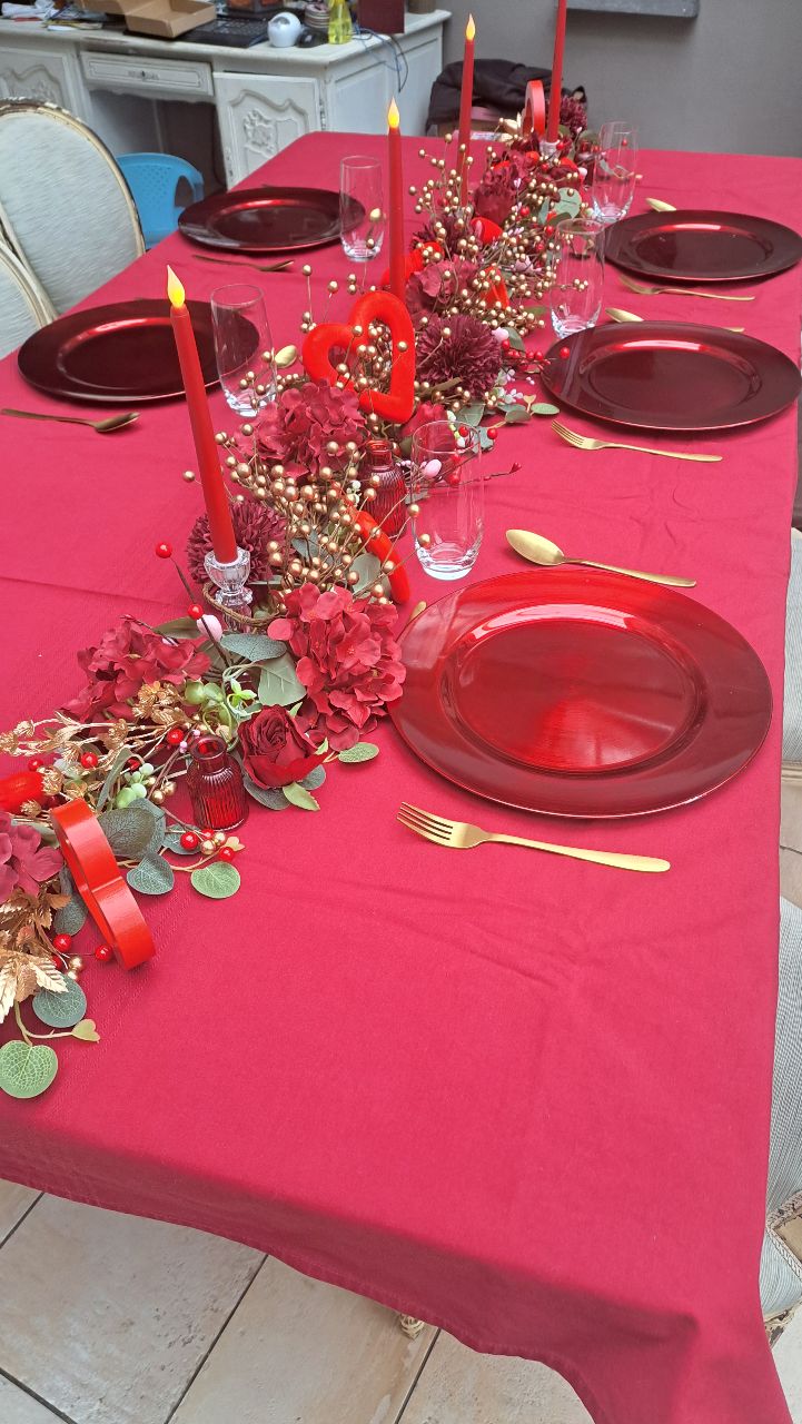 🎀 Table de Saint-Valentin 2025